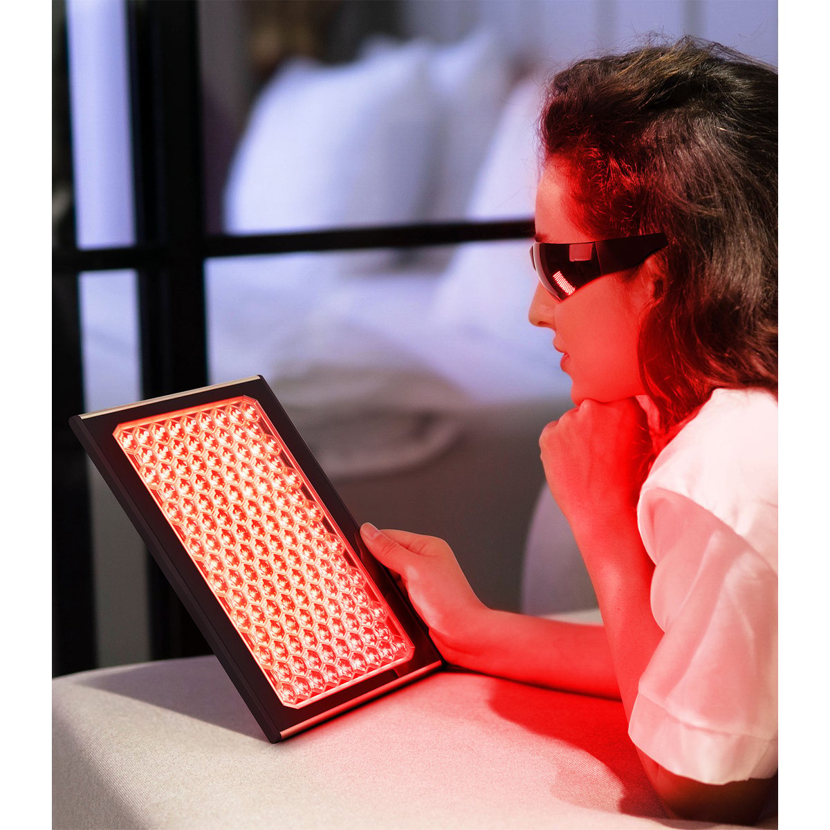 Lumineux multi-lumière de luxe pour le soin du visage et du corps PANNEAU LED FAQ couleur unique, FOREO