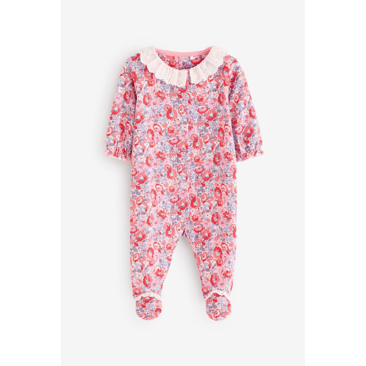 Dors-bien à fleurs 100 % coton, lot de 3 bleu, NEXT