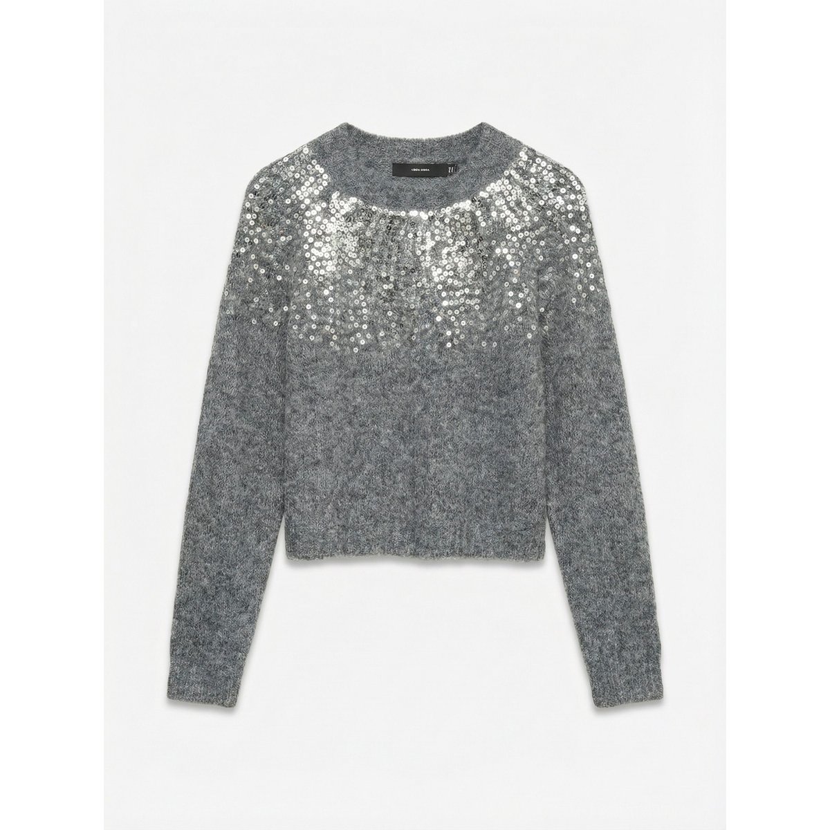 Pull En Maille dark grey melange, VERO MODA