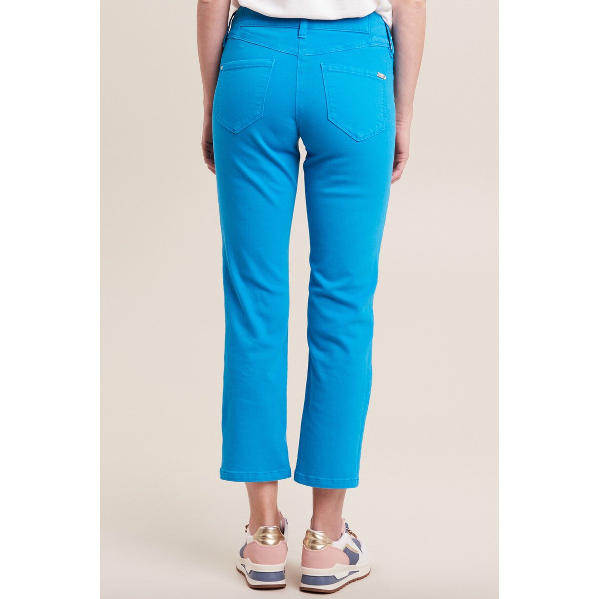 Jean droit taille basse 7/8ème bleu, BREAL