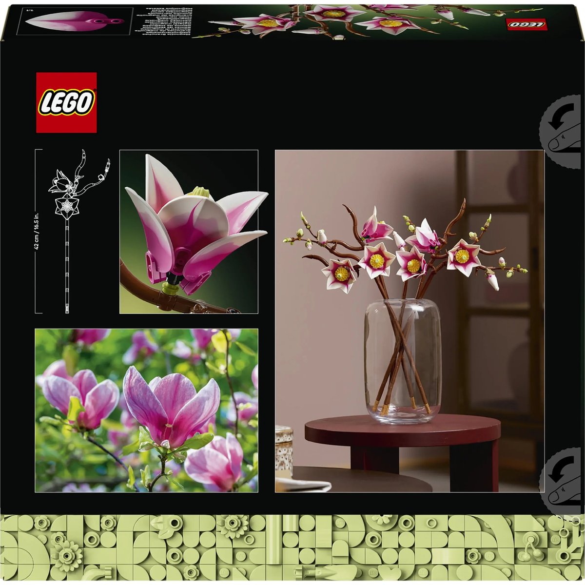 Botanicals Branches de magnolia multicolore, LEGO