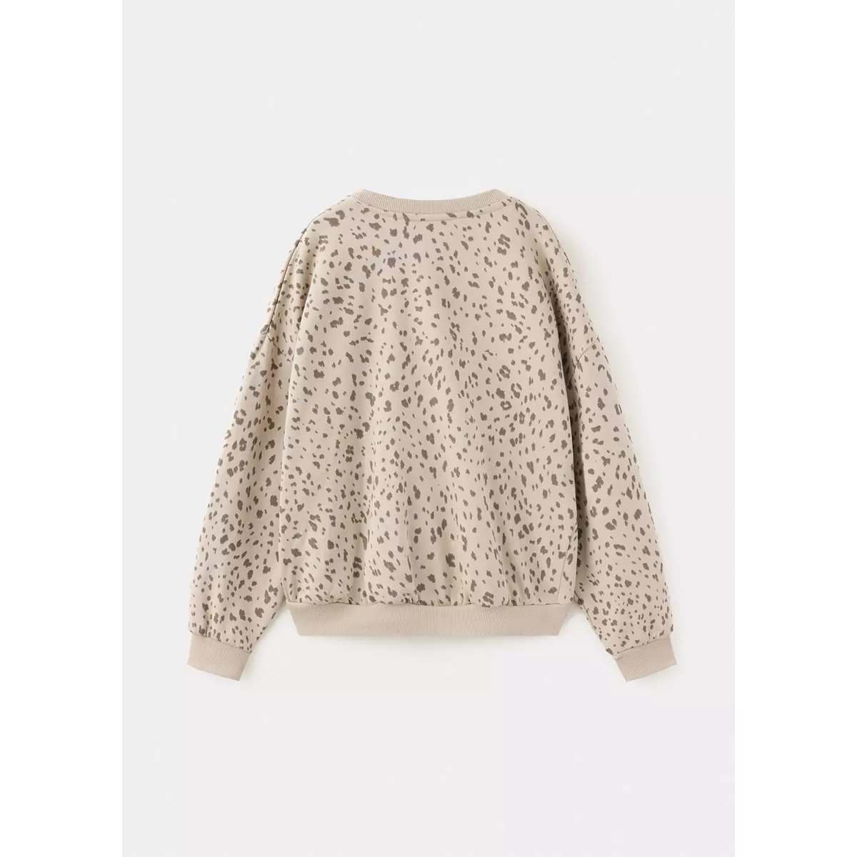Sweat coton imprimé animal sable, MANGO KIDS
