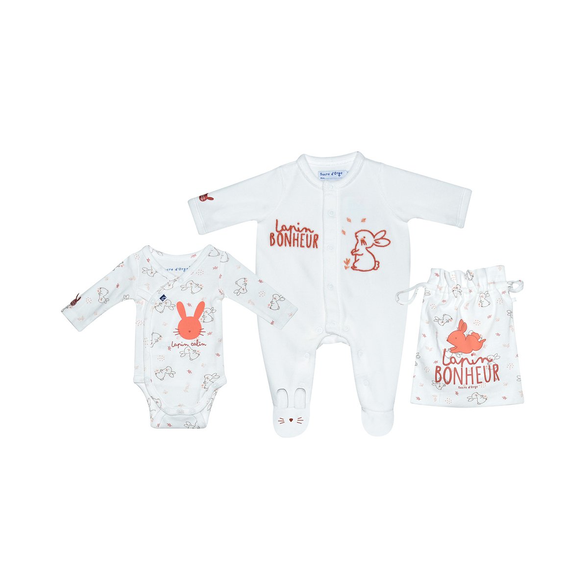 Set naissance lheo maille naissance beige, SUCRE D'ORGE
