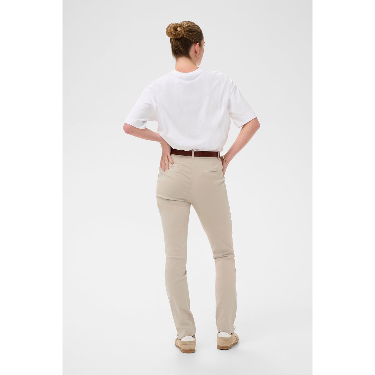Pantalon de costume beige feather gray, KAFFE