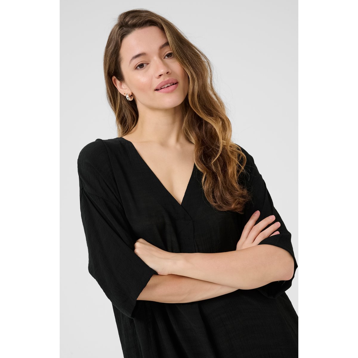 Robe noir black deep, KAFFE