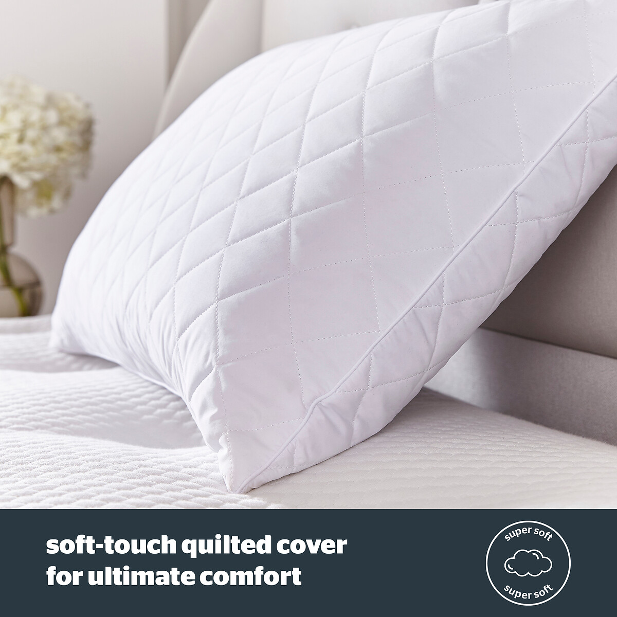 Luxury Anti Snore Pillow white, SILENTNIGHT