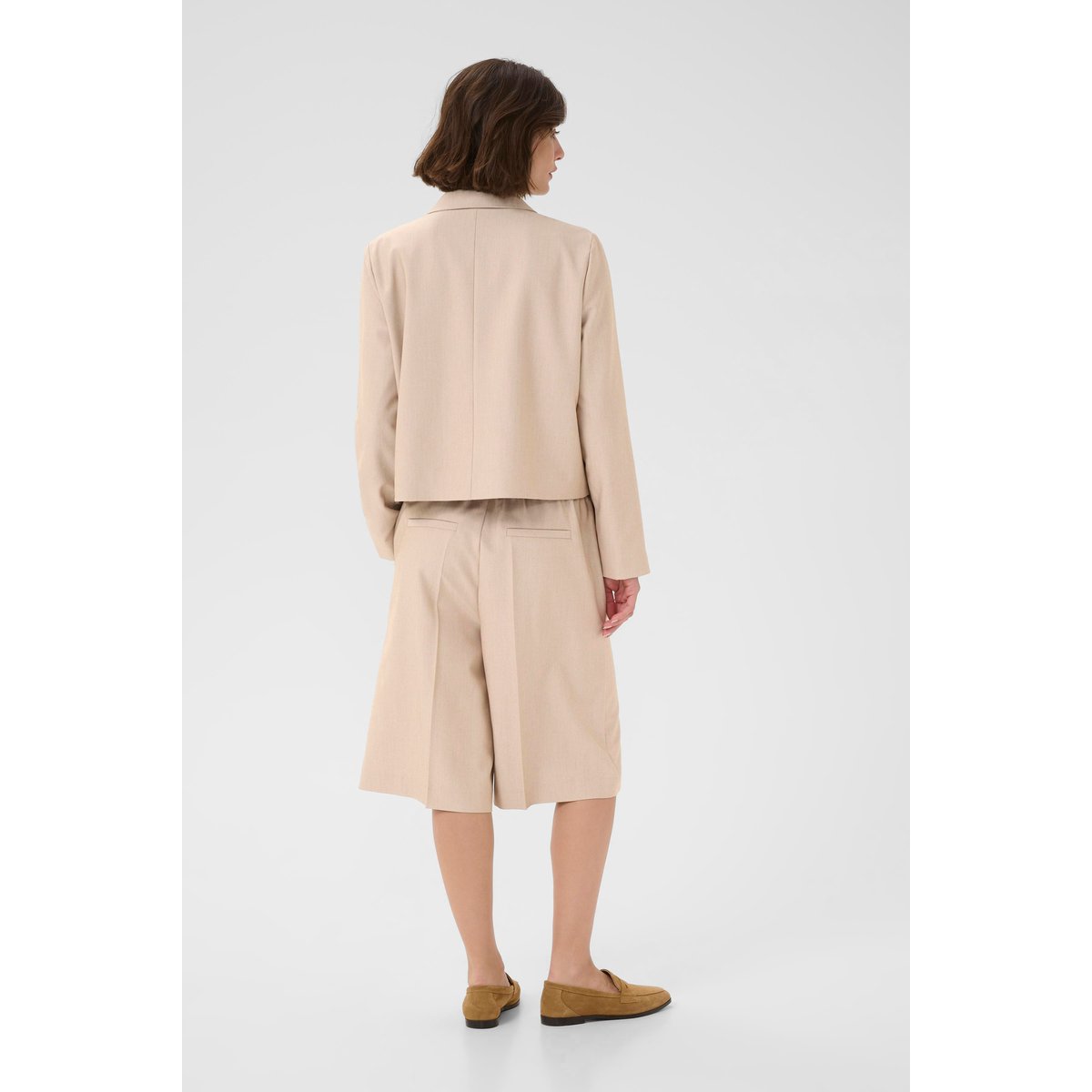 Manteau beige dune melange, CULTURE