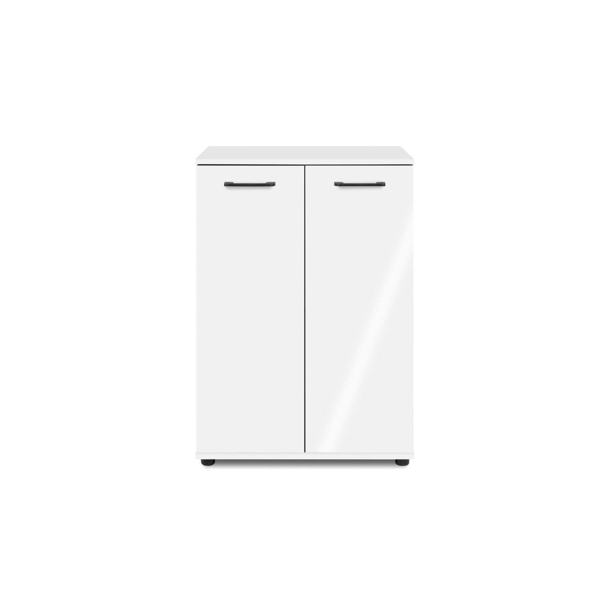 Meuble de rangement blanc 2 portes ALVA blanc, PIER IMPORT