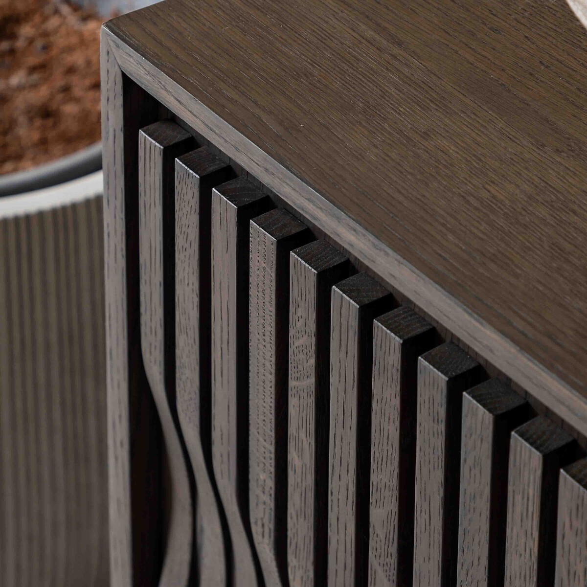 Owen 4-Door Oak Sideboard dark oak wood, ÉDITÉ