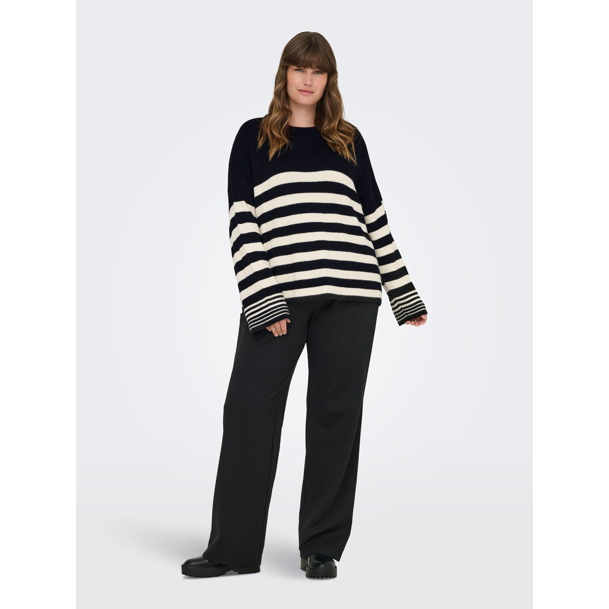 Pull En Maille noire - black, ONLY CARMAKOMA