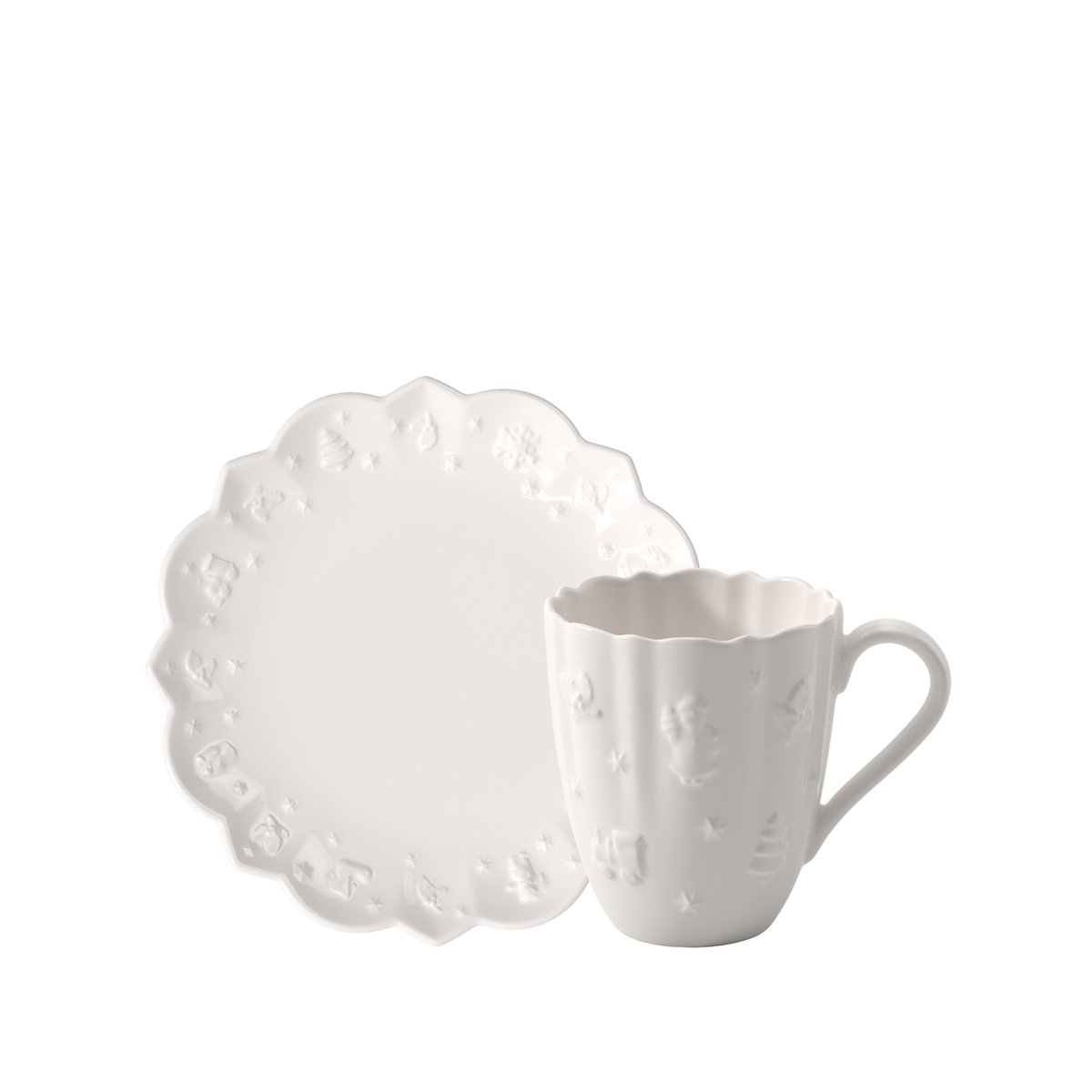 Ens. Petit-Déjeuner, 2 P., Pr 1 P., Blc TOY'S DELIGHT ROYAL CLASSIC blanc, VILLEROY & BOCH