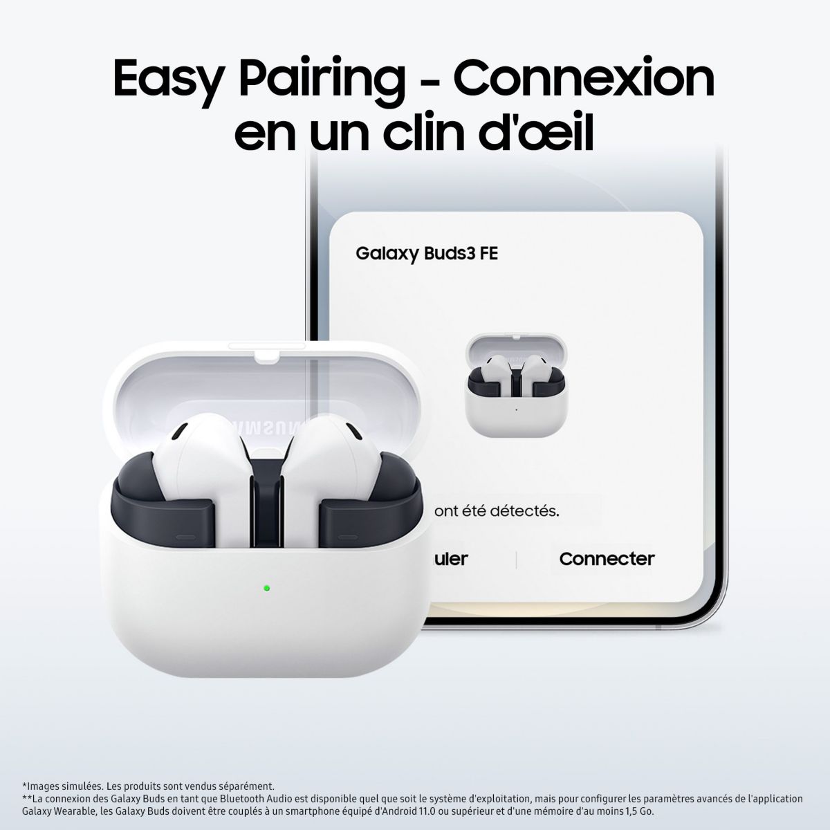 Ecouteurs Galaxy Buds3 FE Gris gris, SAMSUNG