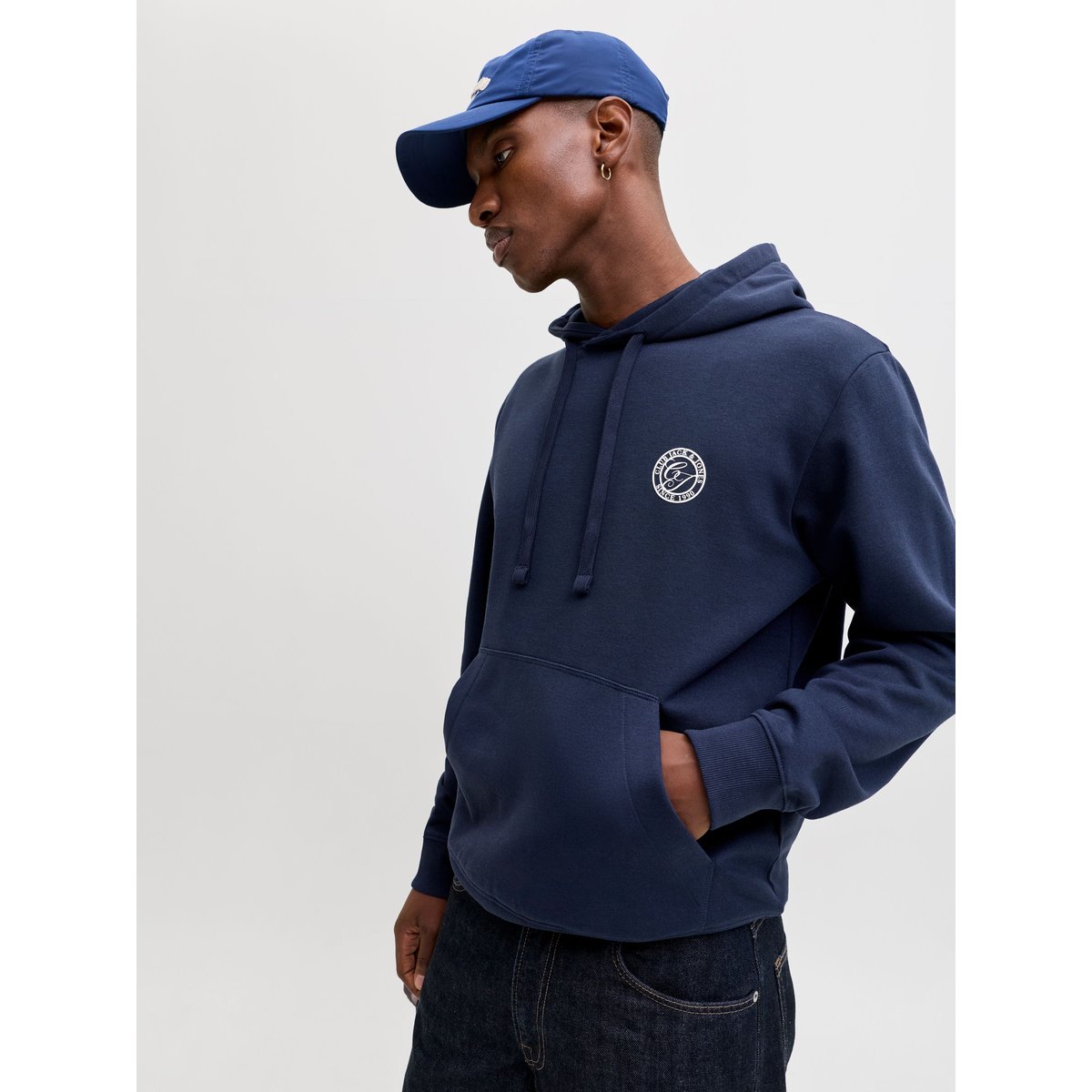Sweat À Capuche navy blazer, JACK & JONES