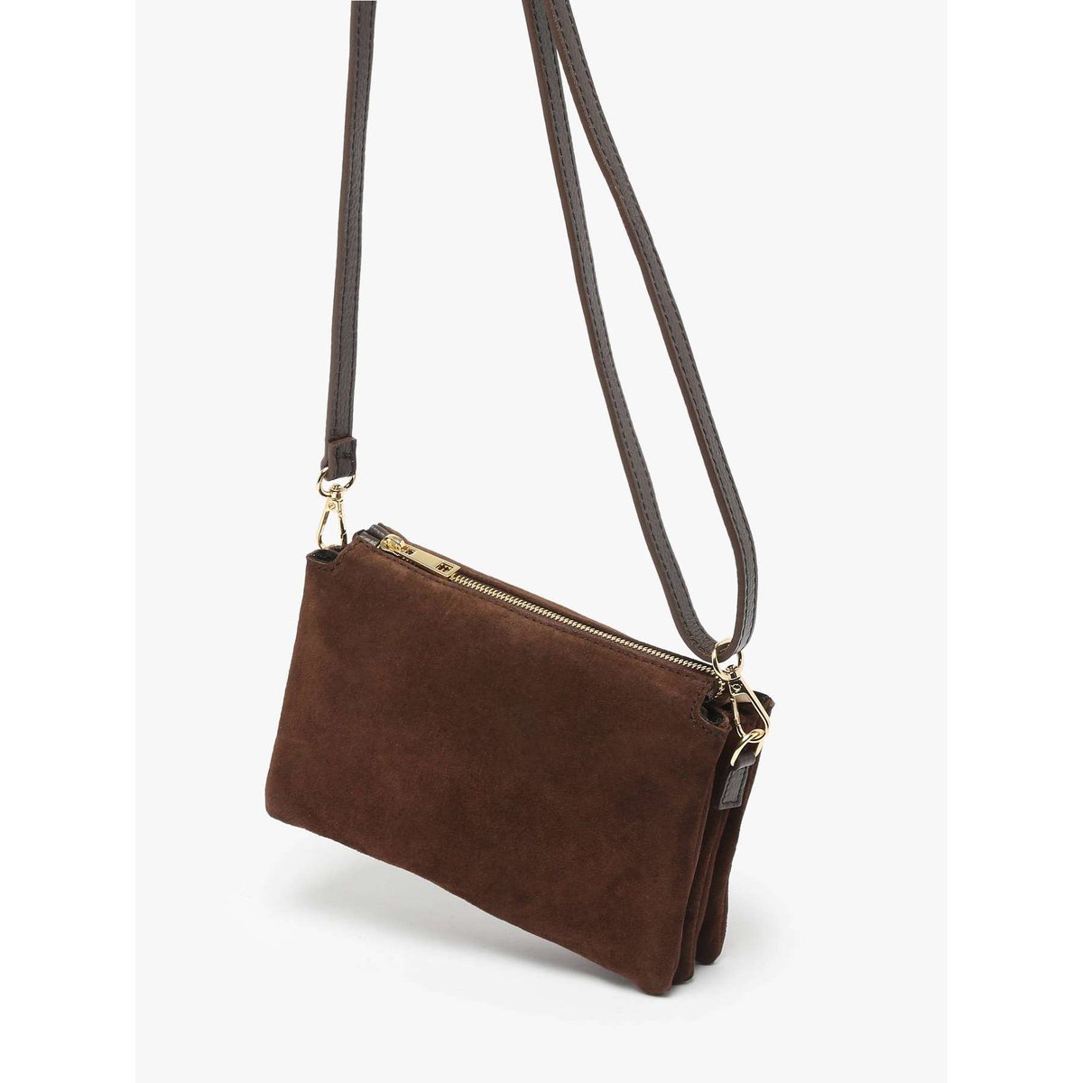 Sac bandoulière Velvet caviar cuir testa moro, MILANO