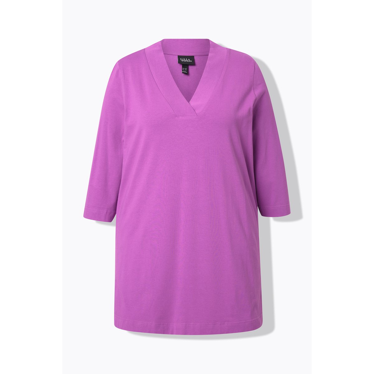 T-shirt long violet, ULLA POPKEN