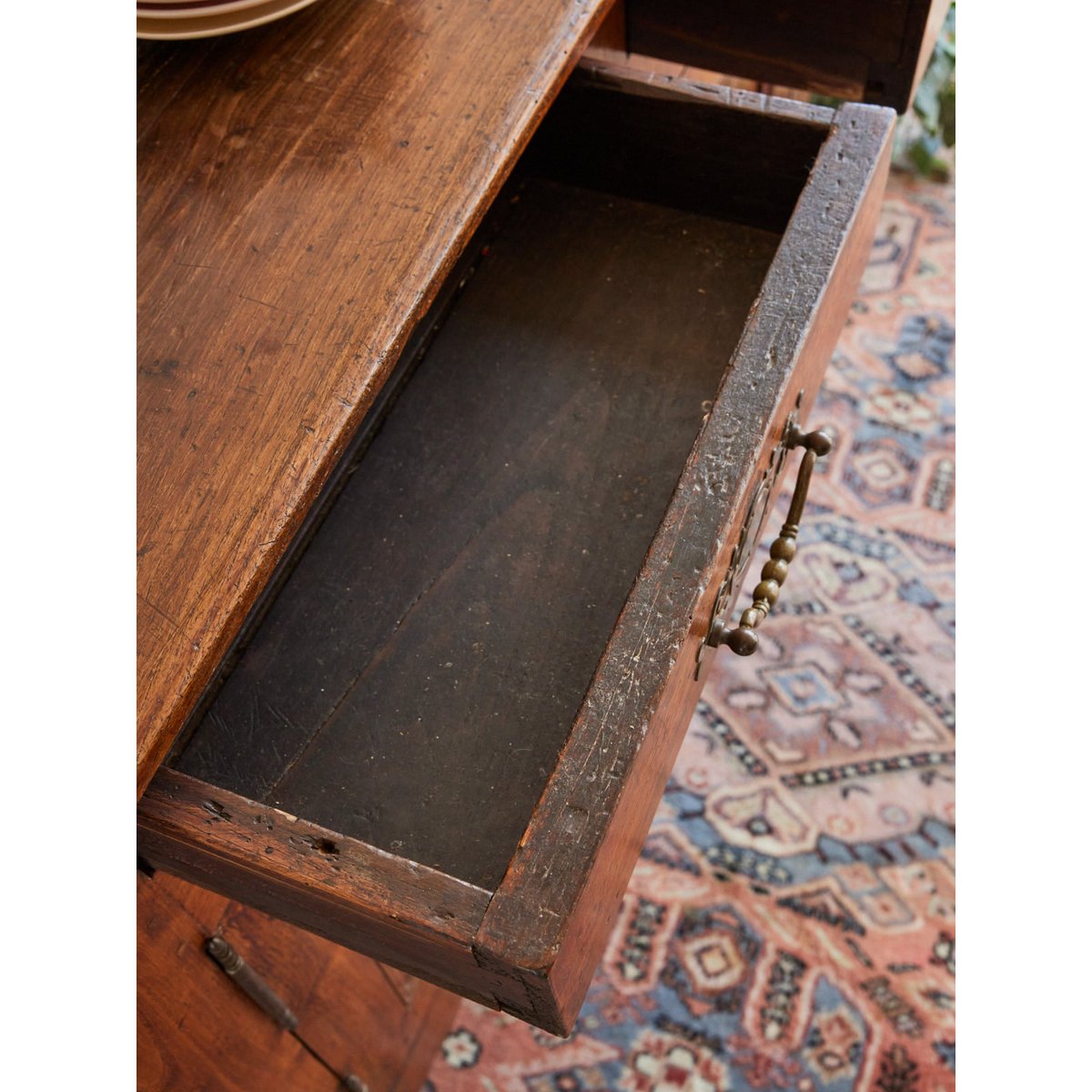 Buffet en chêne massif Gilbert N°1671 - Bon état bois foncé, DEBONGOUT