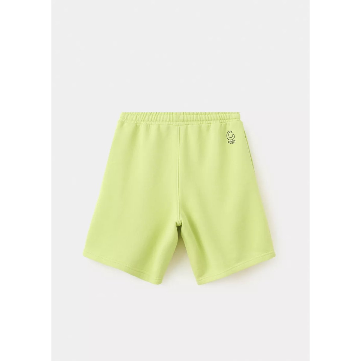 Bermuda en coton relaxed-fit citron vert, MANGO KIDS