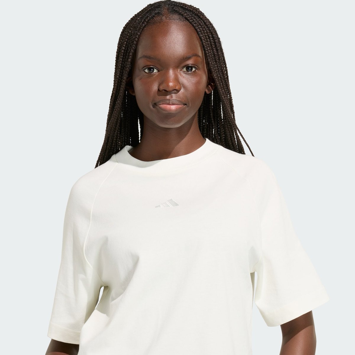 T-Shirt Petit Logo Adidas Kit T-Shirt Petit Logo Adidas Kit off white, ADIDAS SPORTSWEAR