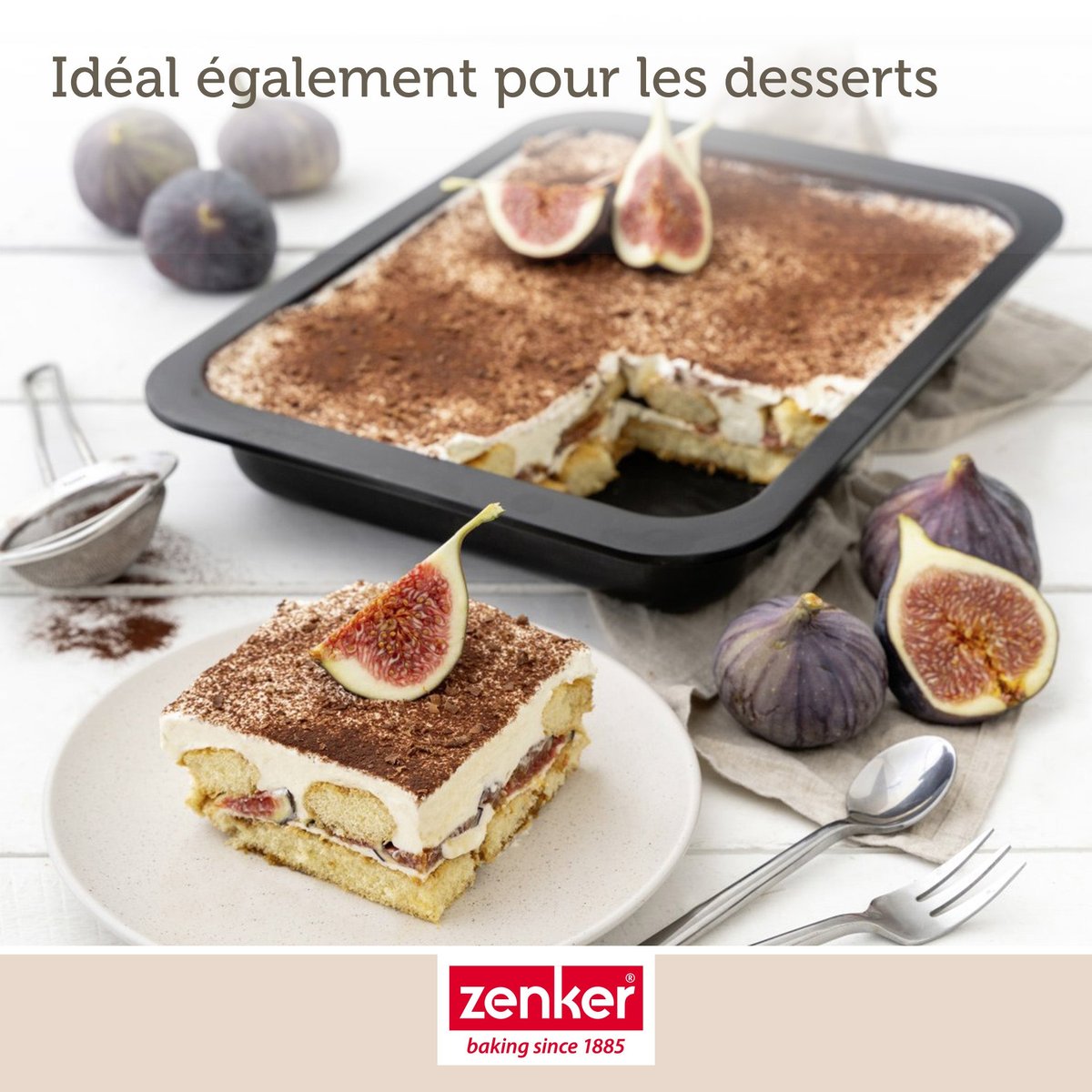 Plat à lasagnes maison SPECIAL COUNTRIES noir, ZENKER