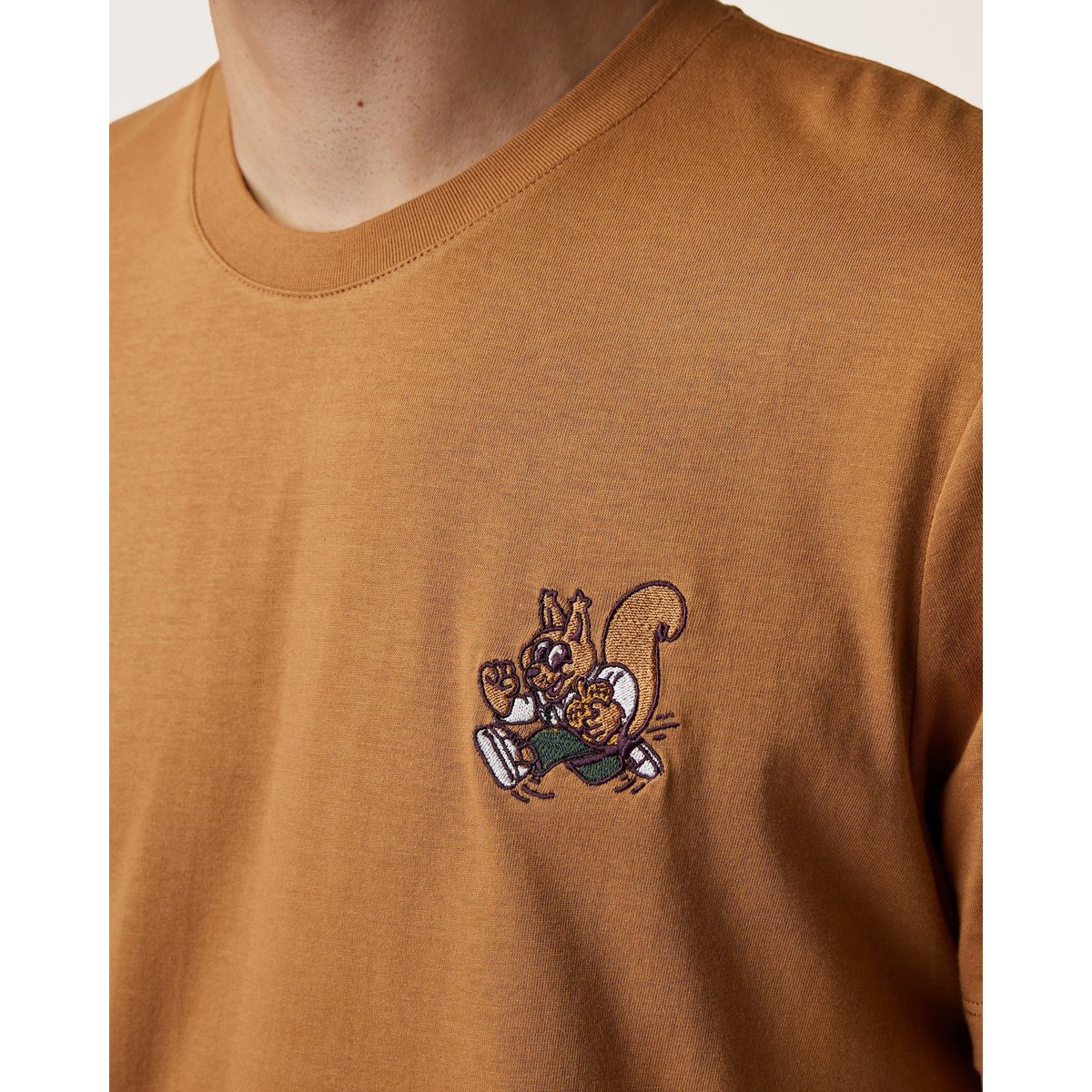 T-shirt en maille camel, FAGUO
