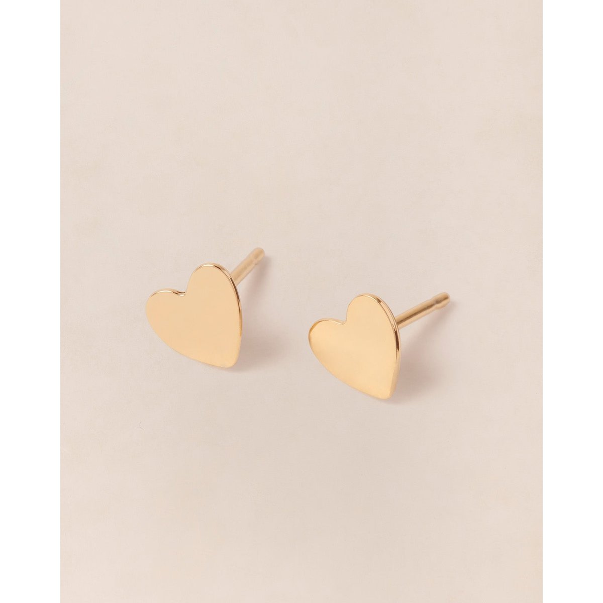 Boucles d'oreilles petit cœur or - or - doré, EMOI EMOI