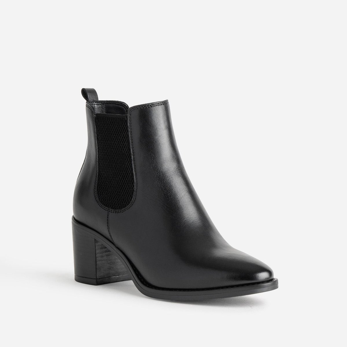 Boots À Talon en cuir NEKKARA noir, ERAM