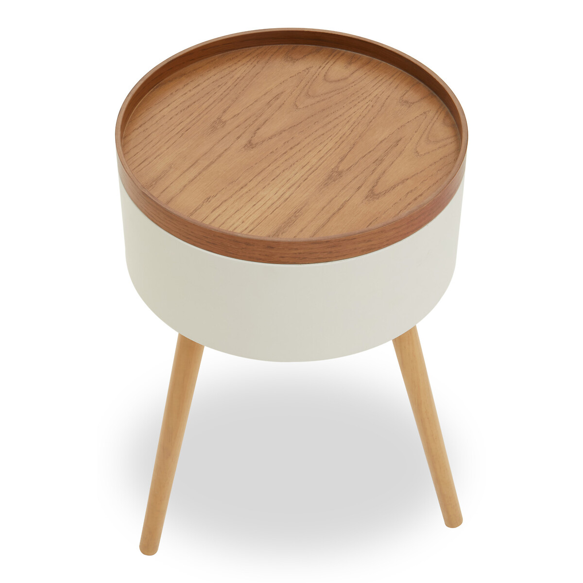 Lars Scandi Storage Side Table natural, SO'HOME
