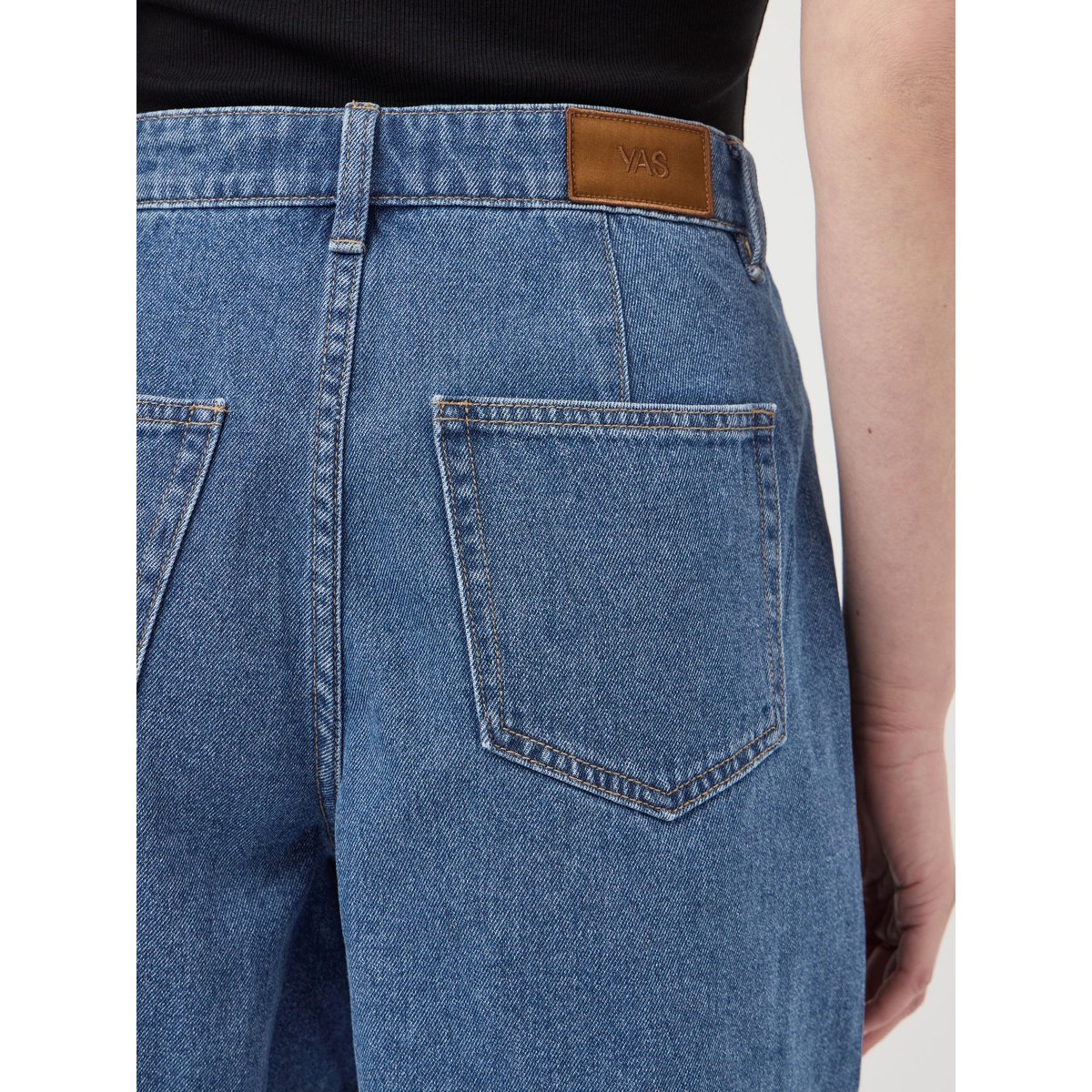 Shorts En Jean medium blue denim, YAS