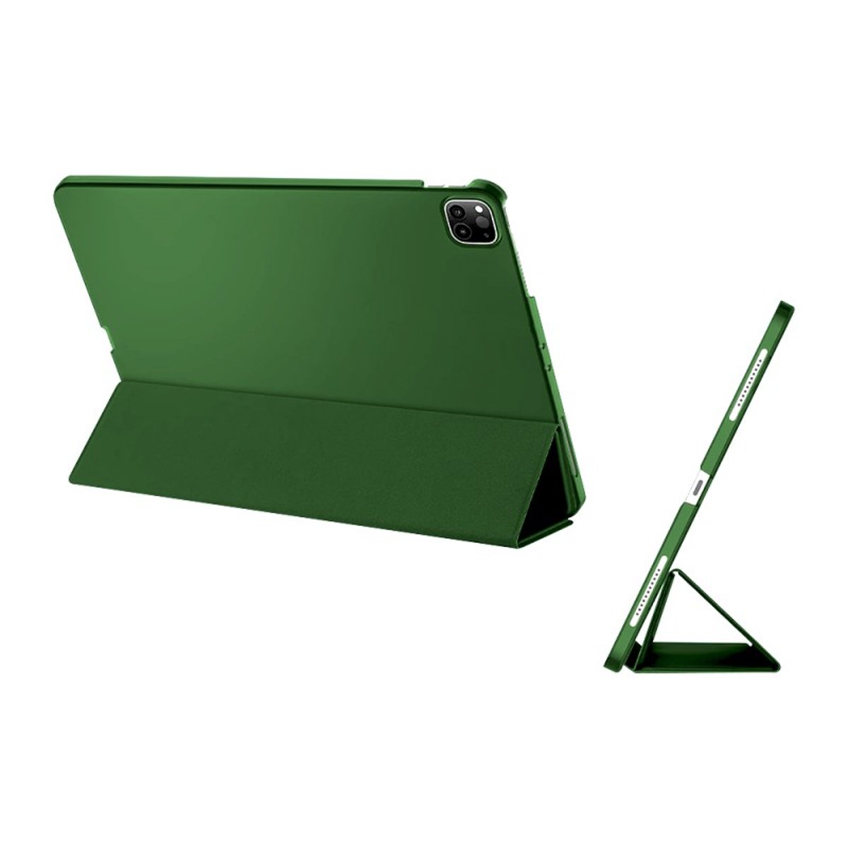 Etui Smart Cover à rabat avec support pour iPad Pro 12.9" (2018/2020/2021) vert sapin, EVETANE