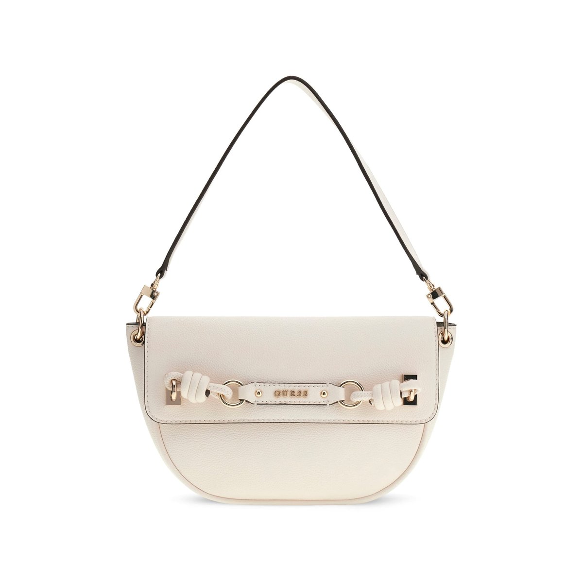 Sac À Épaule Camelia blanc, GUESS