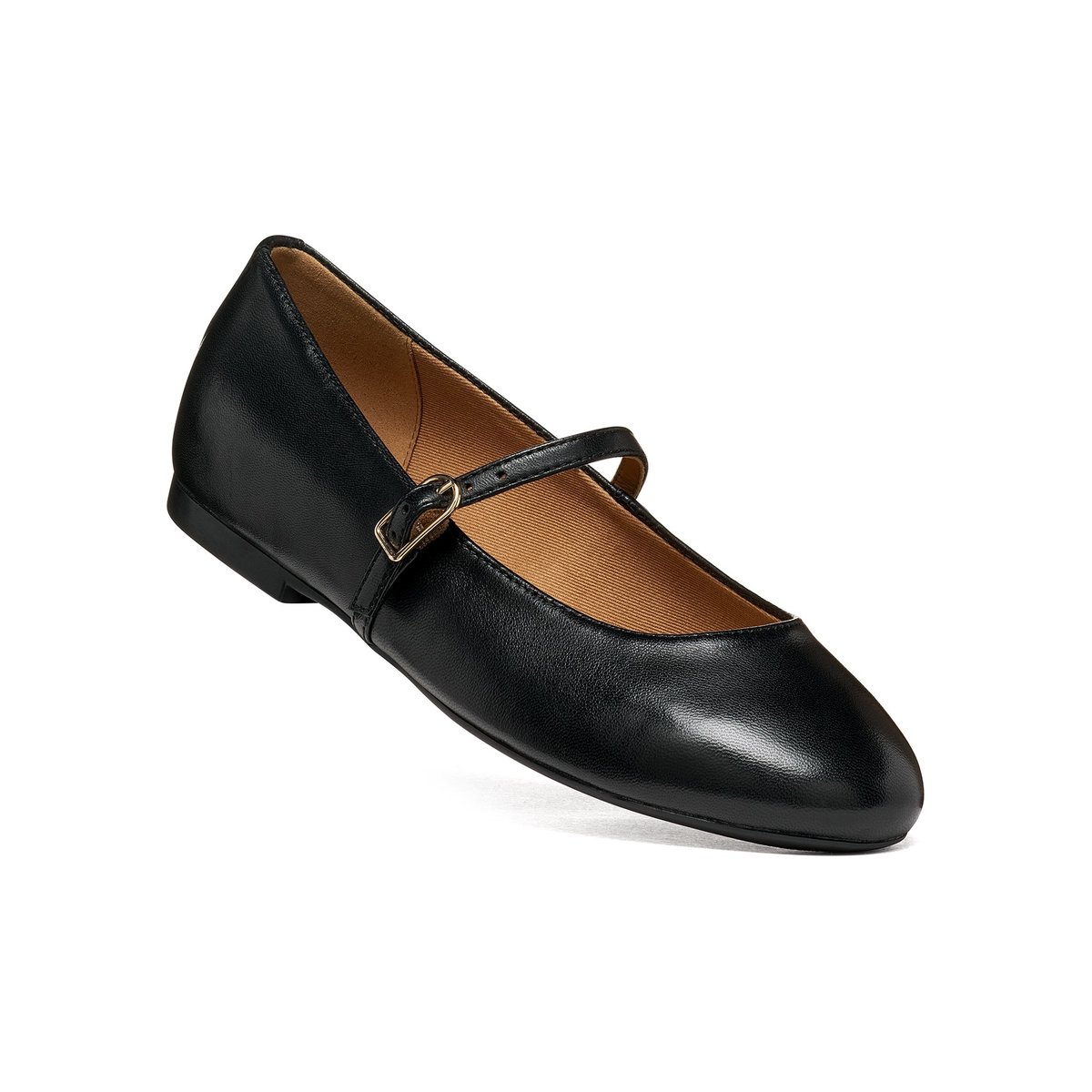 Ballerines babies en cuir, PALMARIA noir, GEOX