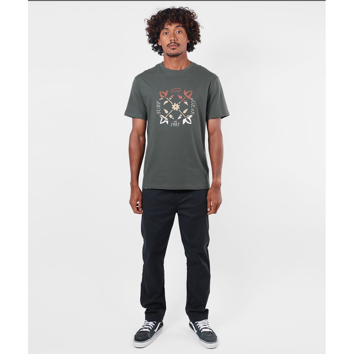 Tee-shirt manches courtes CROSS pewter, OXBOW