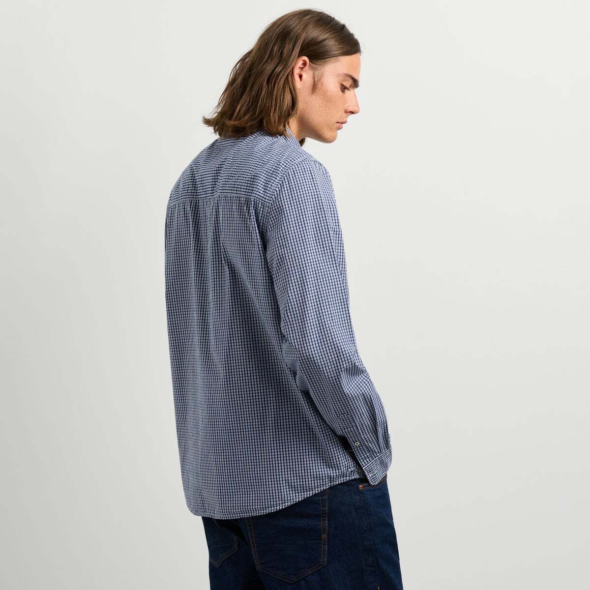 Chemise Coupe Regular À Carreaux En Popeline bleu dulwich, PEPE JEANS