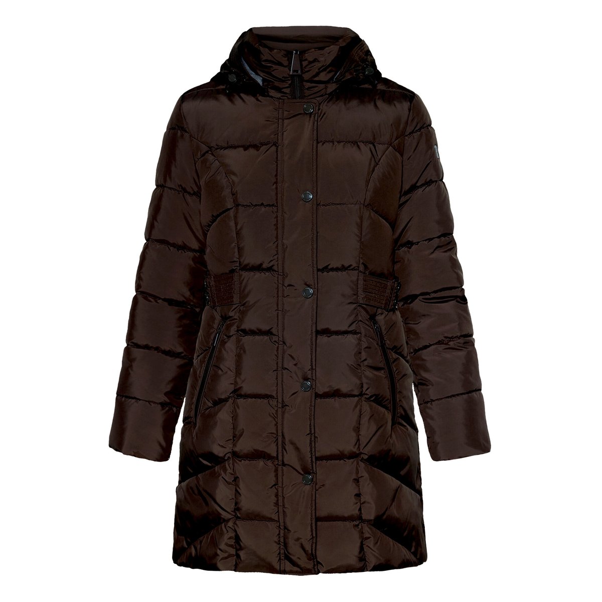 Veste outdoor à capuche amovible black bean, BETTY BARCLAY
