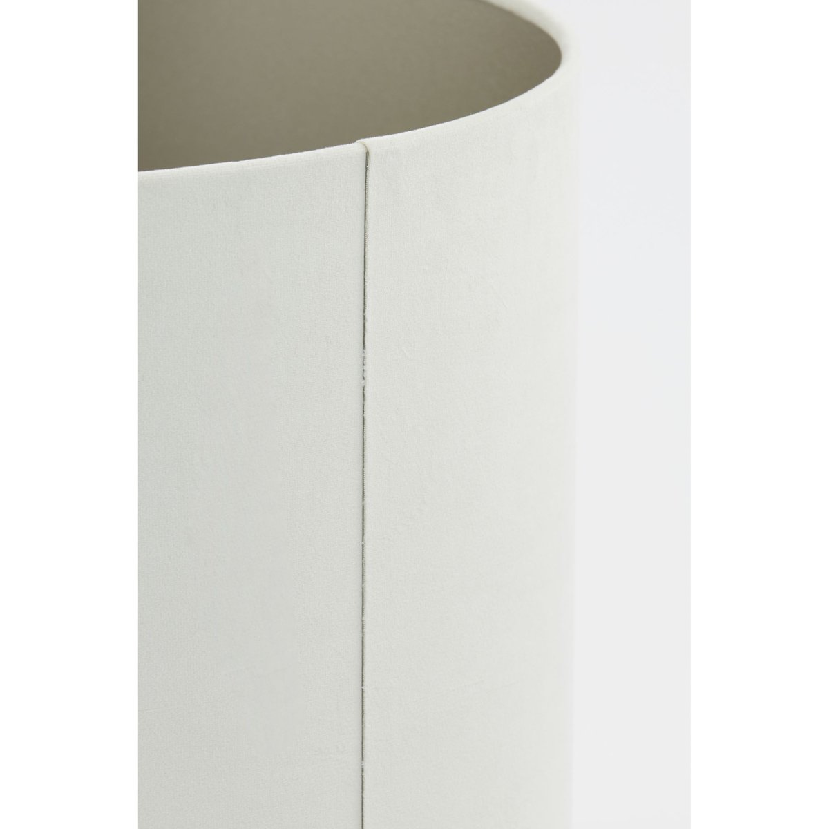 Abat-Jour Velours VELOURS blanc cassé, LIGHT & LIVING
