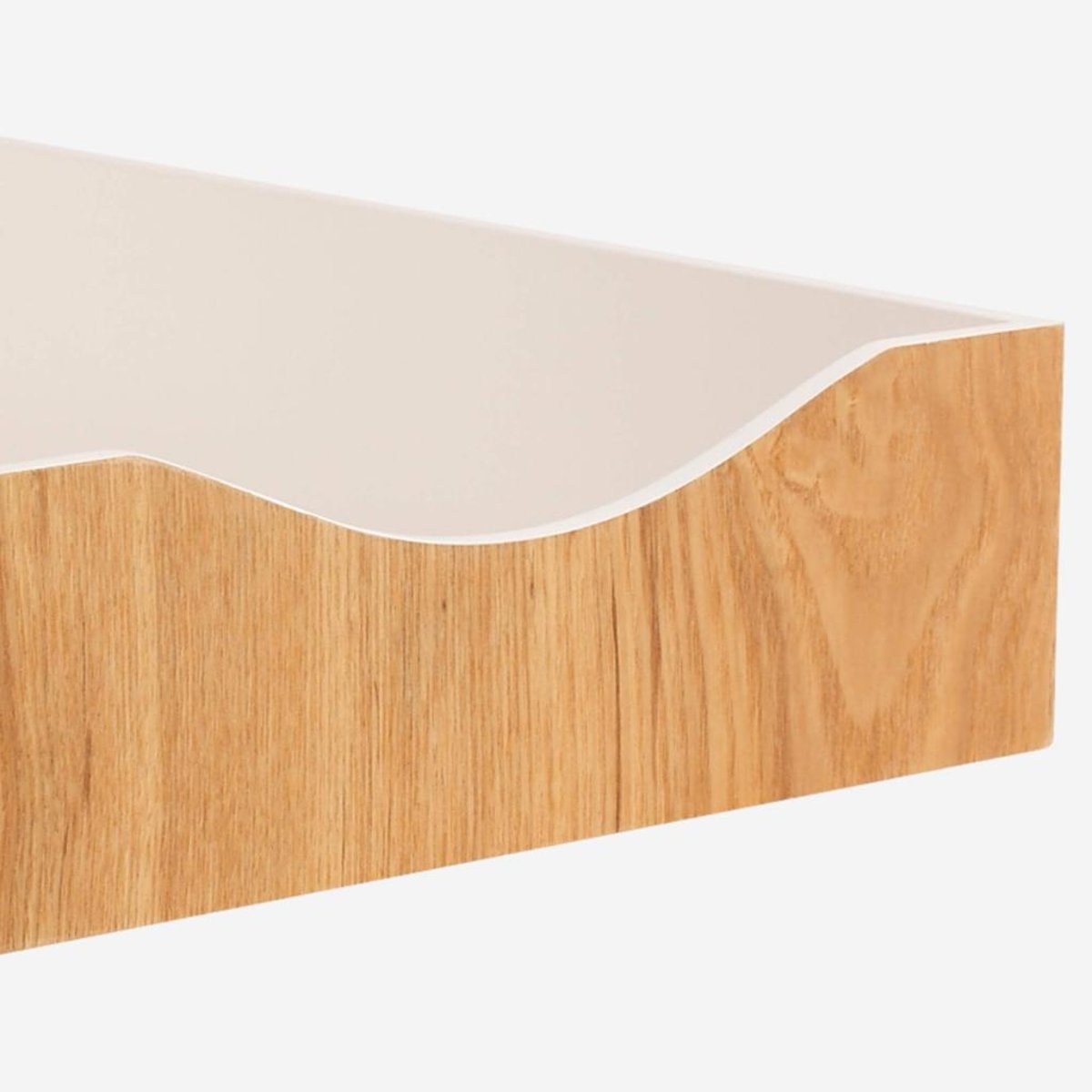 Boite carrée ARRAY naturel clair, blanc, HABITAT