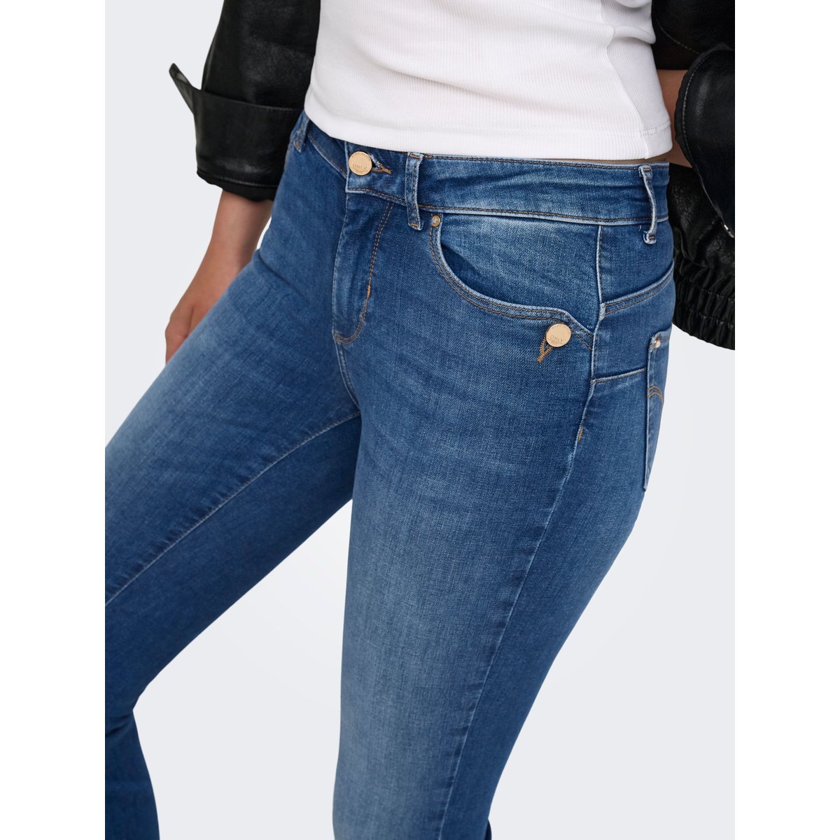 Jean Flared medium blue denim, ONLY