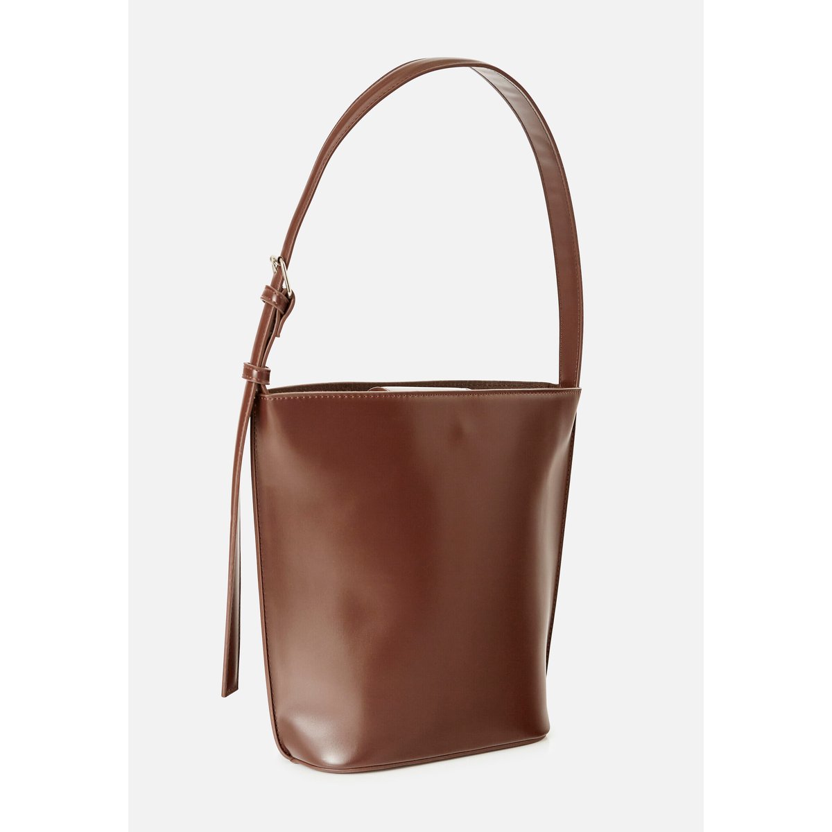 Sac forme seau marron chocolat, DAMART