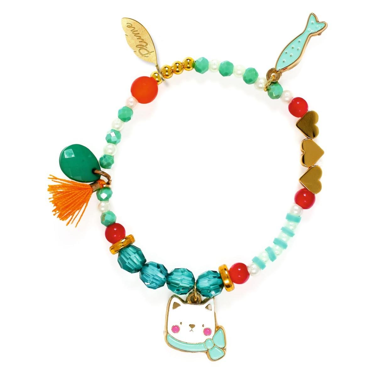 Bracelet Hanae - collection chat multicolore, DJECO