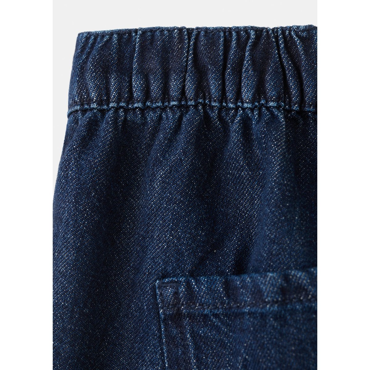Jupe short en jean bleu foncé, MANGO KIDS