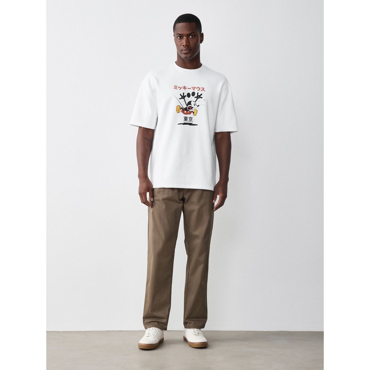 T-shirt décontracté disney mickey mouse blanc, NEXT