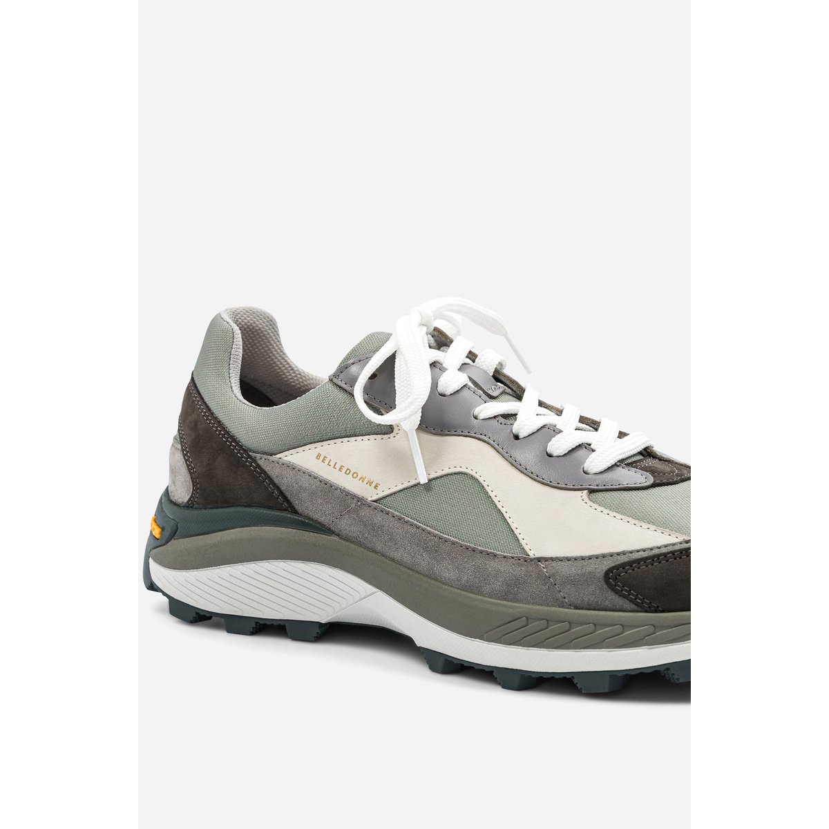 Basket suède et nylon B9 gris, BELLEDONNE