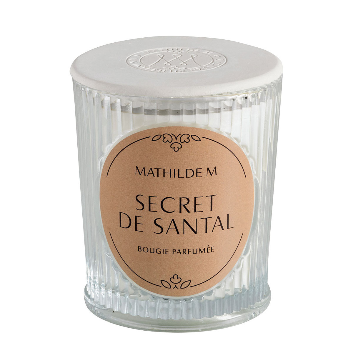 Bougie parfumée 145 g - Secret de Santal blanc, MATHILDE M
