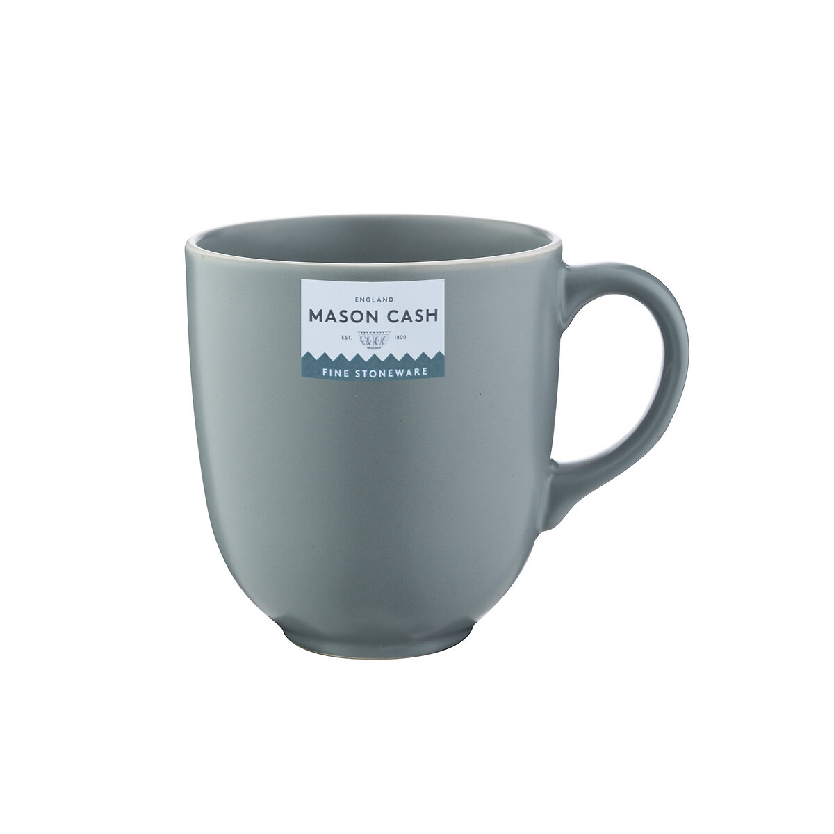 Set of 4 Classic Collection Grey Stoneware Mugs grey, MASON CASH