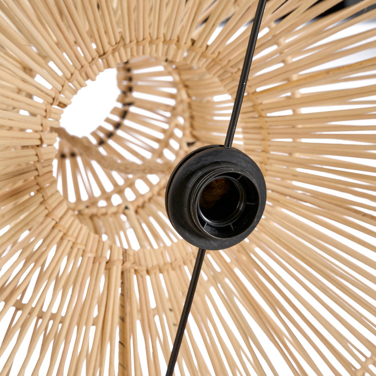 Suspension en rotin MATCHA WHISK beige, BAZAR BIZAR