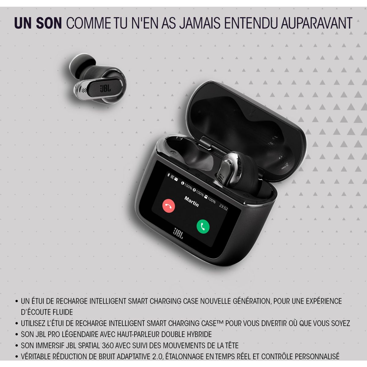 Ecouteurs Tour Pro 3 Noir noir, JBL