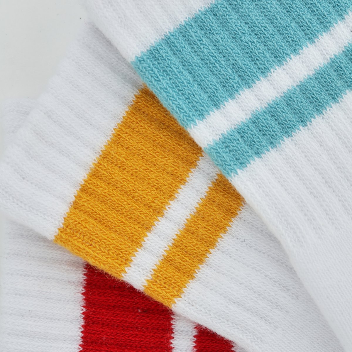 Lot de 3 paires de chaussettes rayées enfant Dim Sport multicolor, DIM
