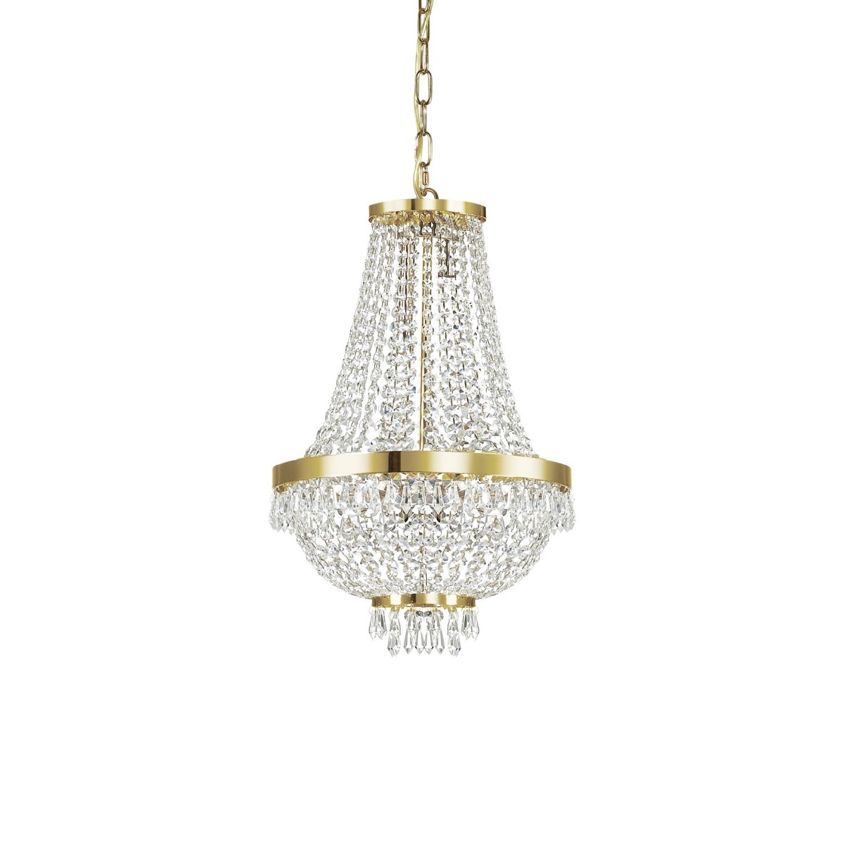 Lustre    CAESAR or dorée, IDEAL LUX
