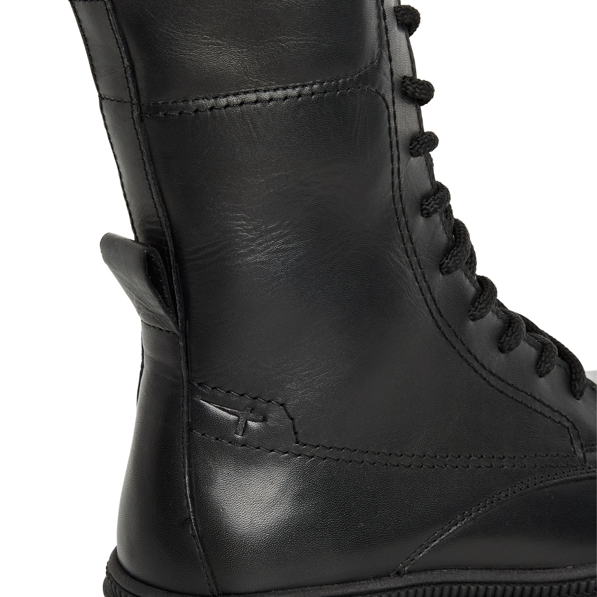 Bottine en cuir noir cuir, TAMARIS