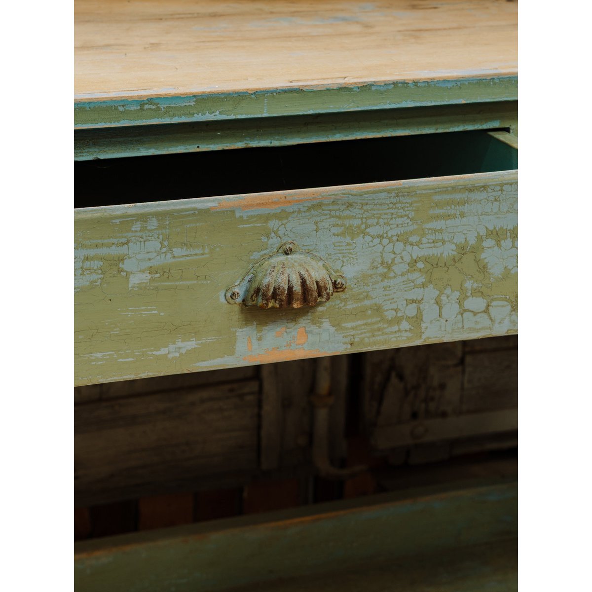 Buffet ouvert en bois Gilbert N°1790 - Bon état bleu, DEBONGOUT